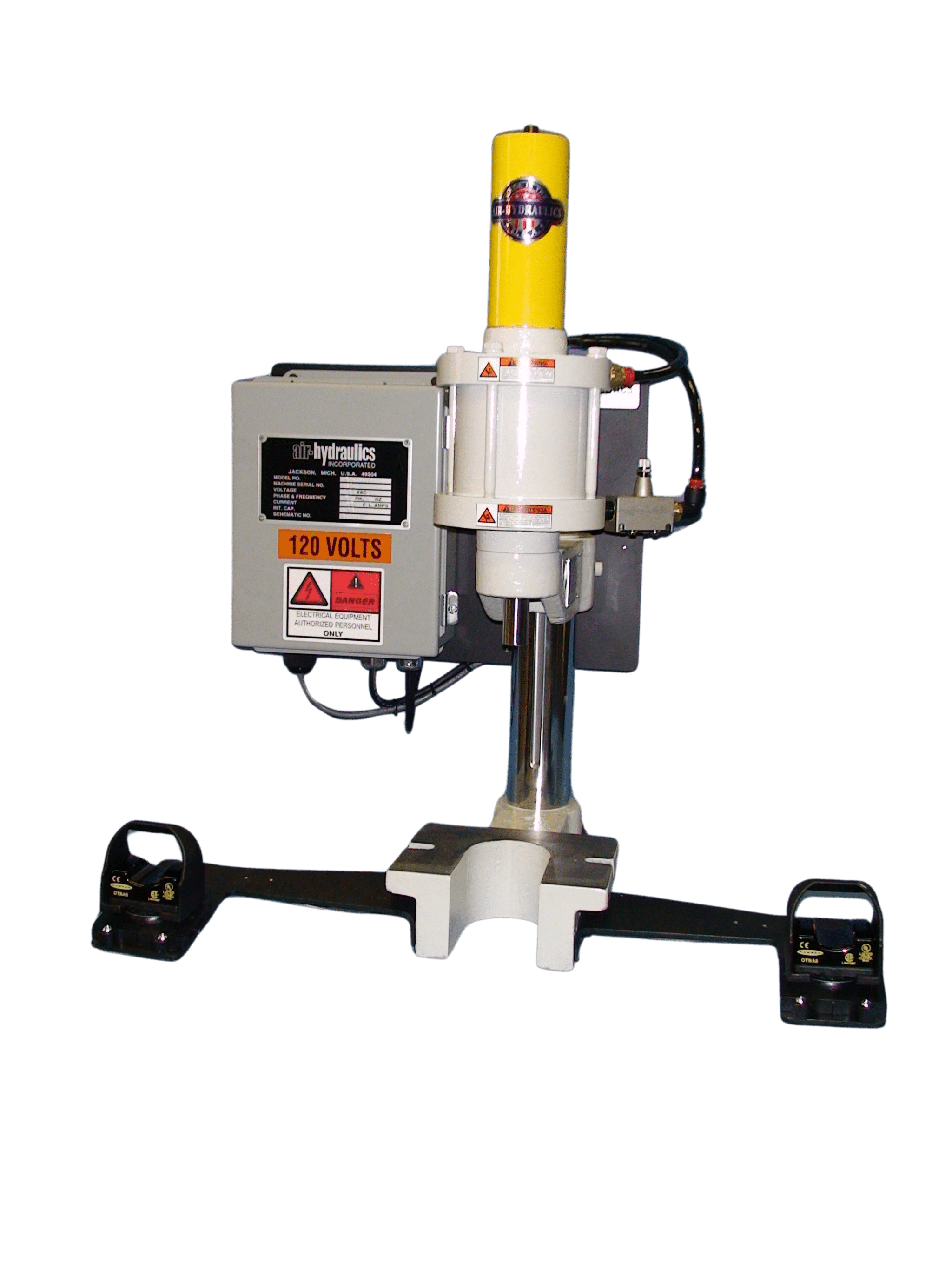 12-A-downstop-edp-1 Model 12-A Adjustable Air Press with Downstop and EDP-1 Controls