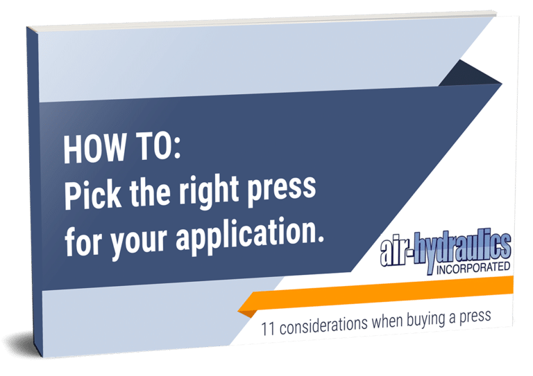 Hydraulic Press vs Pneumatic Press What’s the Difference? Air