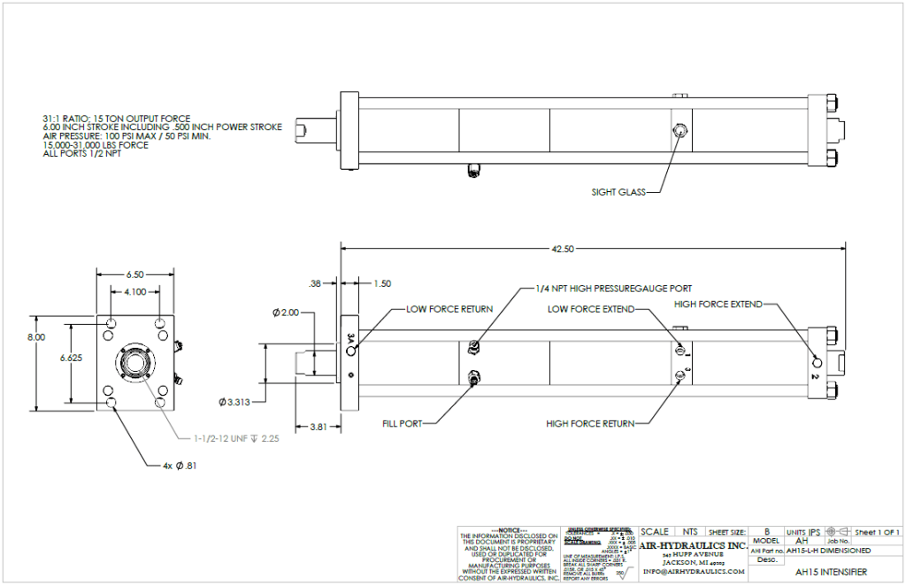 CAD Files & Manuals AirHydraulics, Inc.