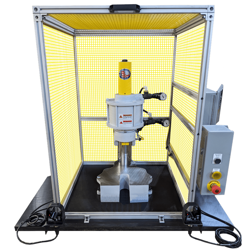 1.0 Ton A-Series Air Press with Barrier Guarding